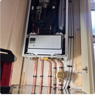 Boiler and pipework