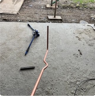 Pipework in progress