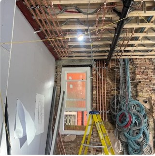 First-fix plumbing